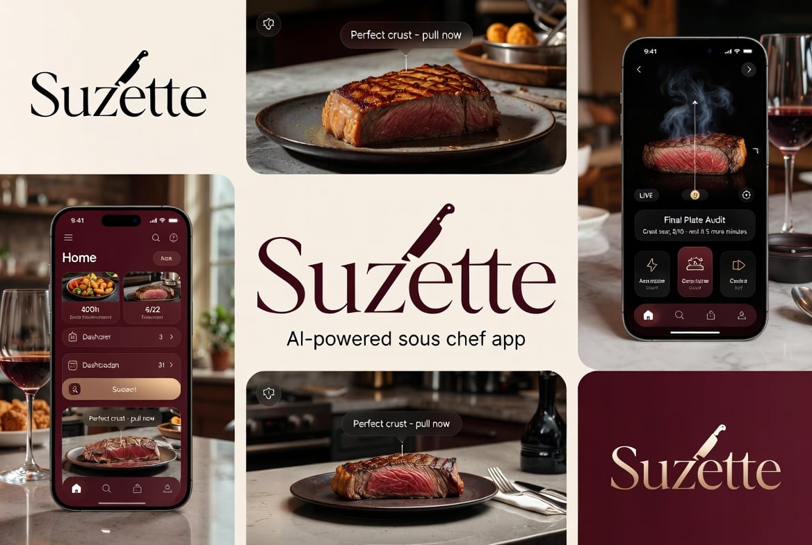 Suzette AI Cooking Trainer Interface